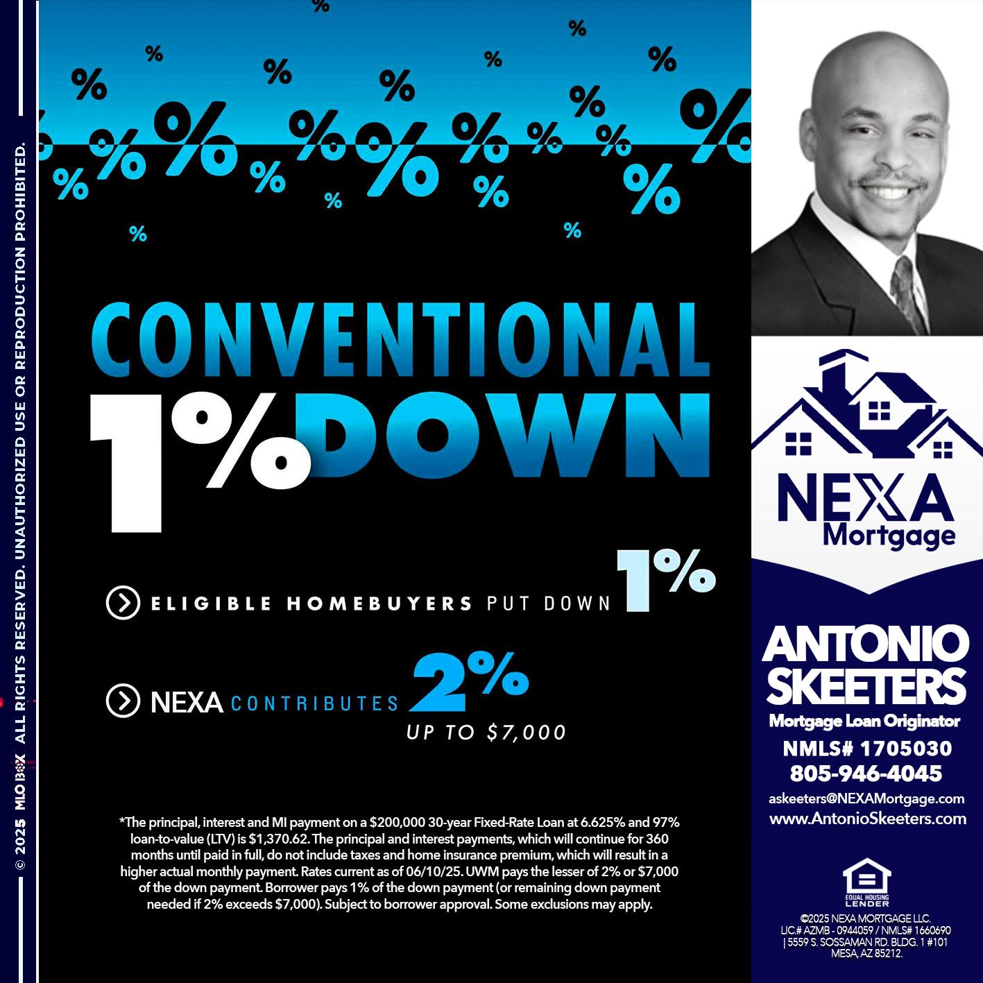 conventional - Antonio Skeeters -Loan Officer