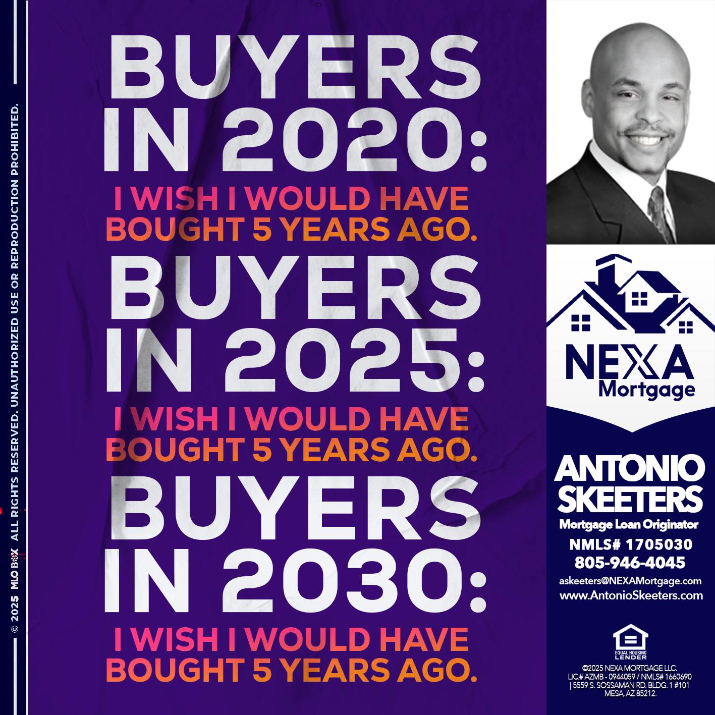 BUYERS IN 2020 - Antonio Skeeters -Loan Officer