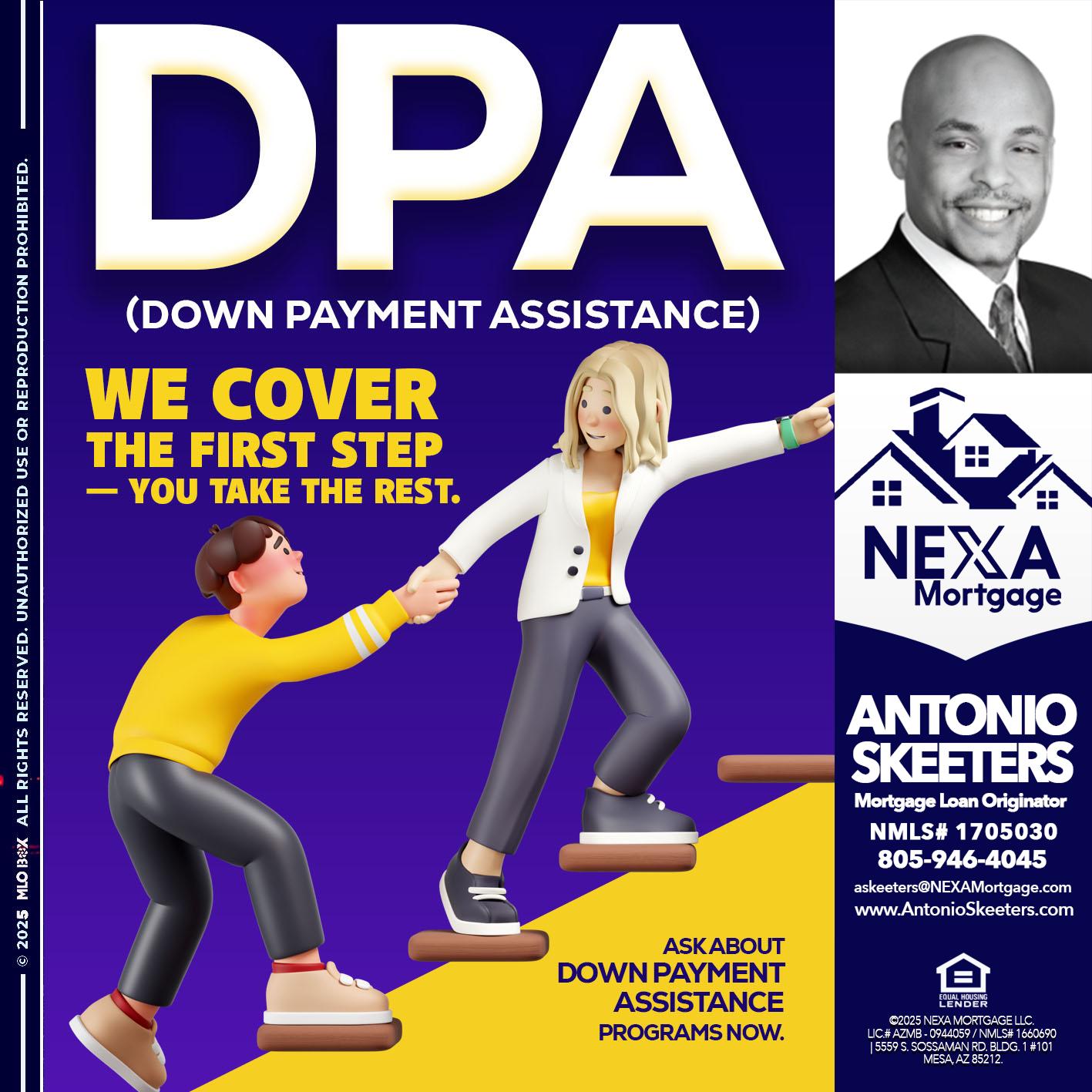 DPA LOANS - Antonio Skeeters -Loan Officer