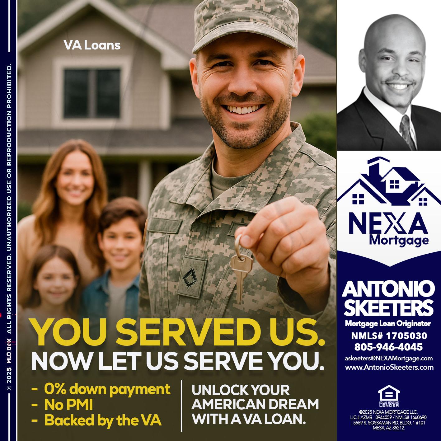 YOU DESERVED - Antonio Skeeters -Loan Officer