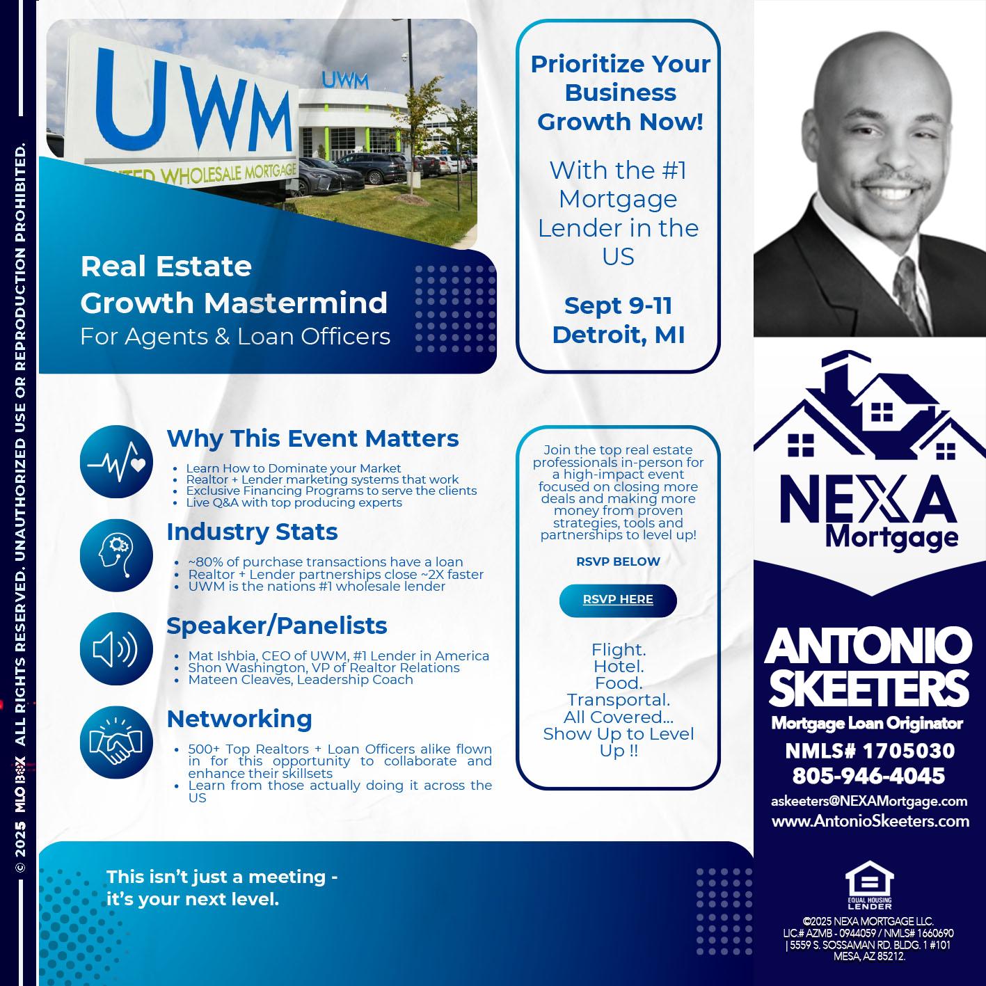 DETROIT TRIP - Antonio Skeeters -Loan Officer