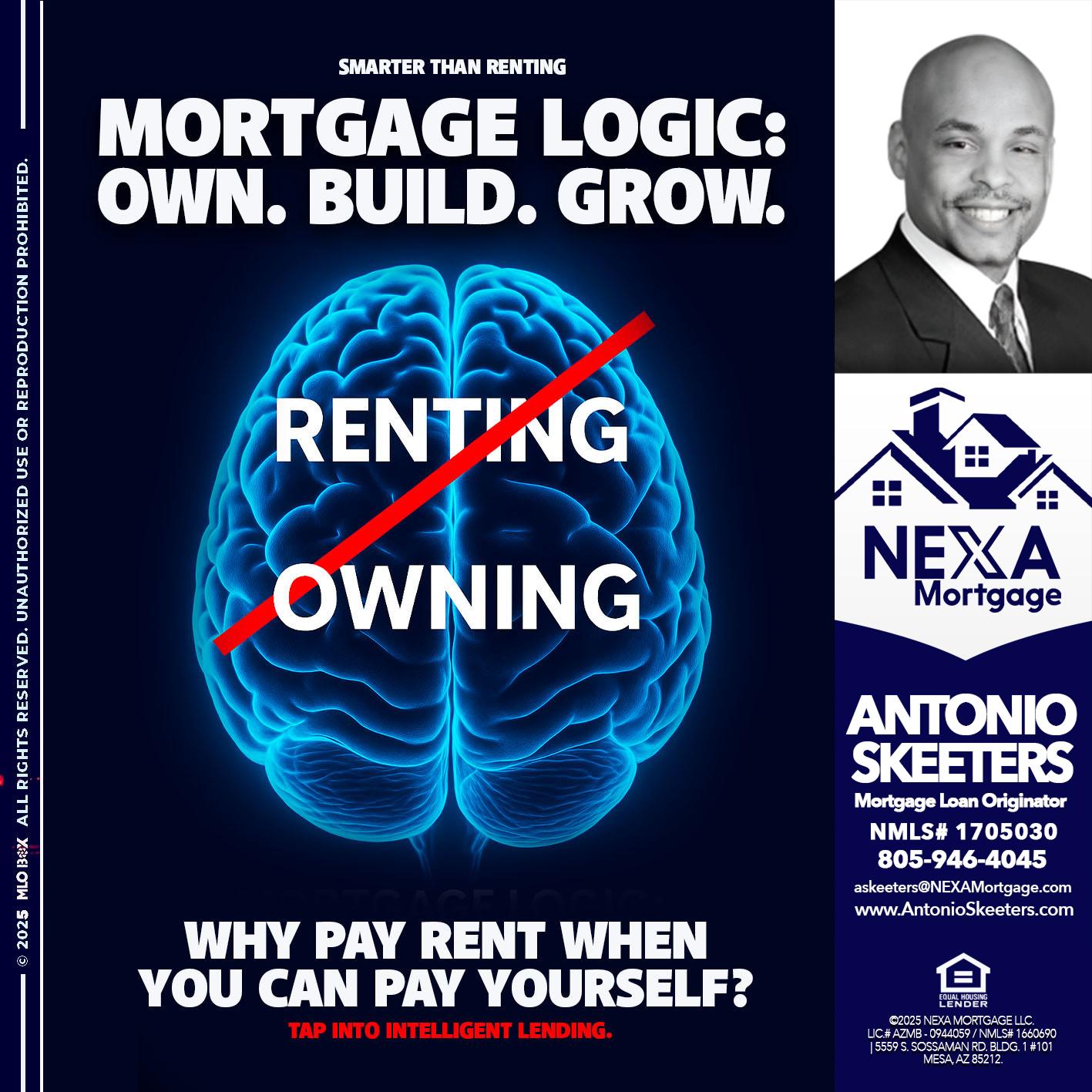 mortgage logic - Antonio Skeeters -Loan Officer