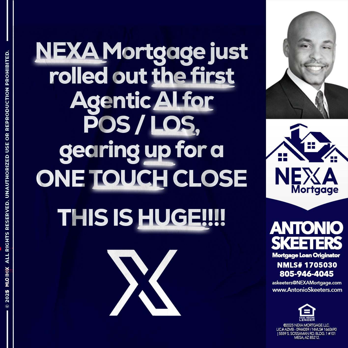 NEXA MORTGAGE - Antonio Skeeters -Loan Officer