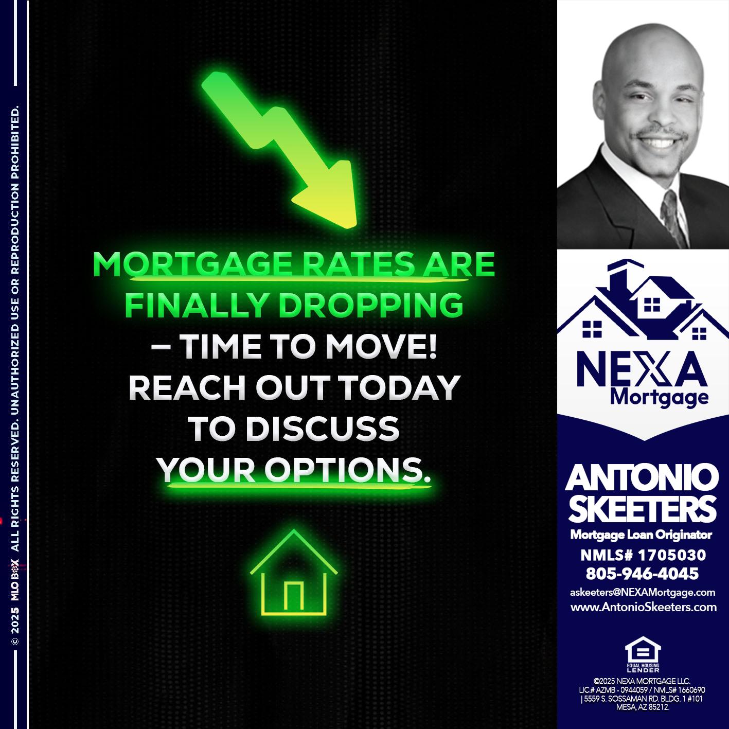 MORTGAGE RATES - Antonio Skeeters -Loan Officer