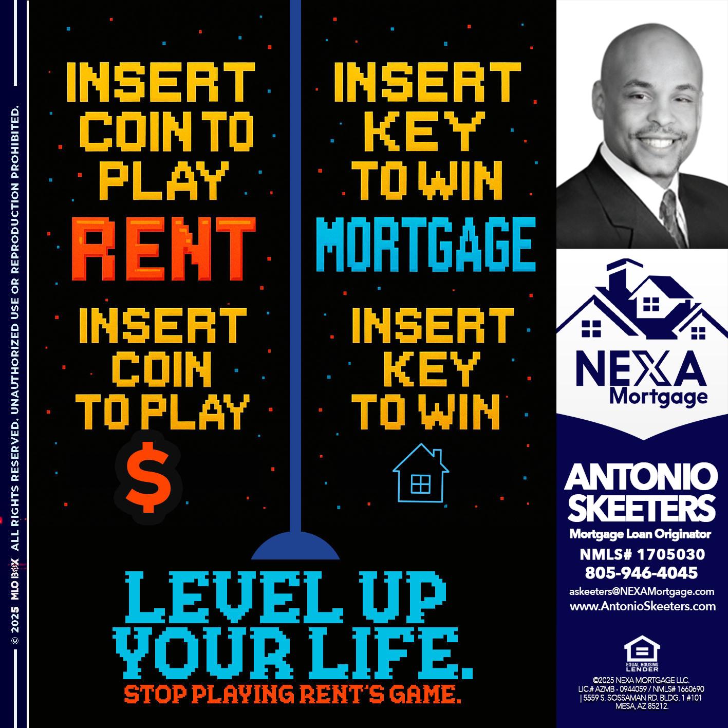INSERT COIN - Antonio Skeeters -Loan Officer