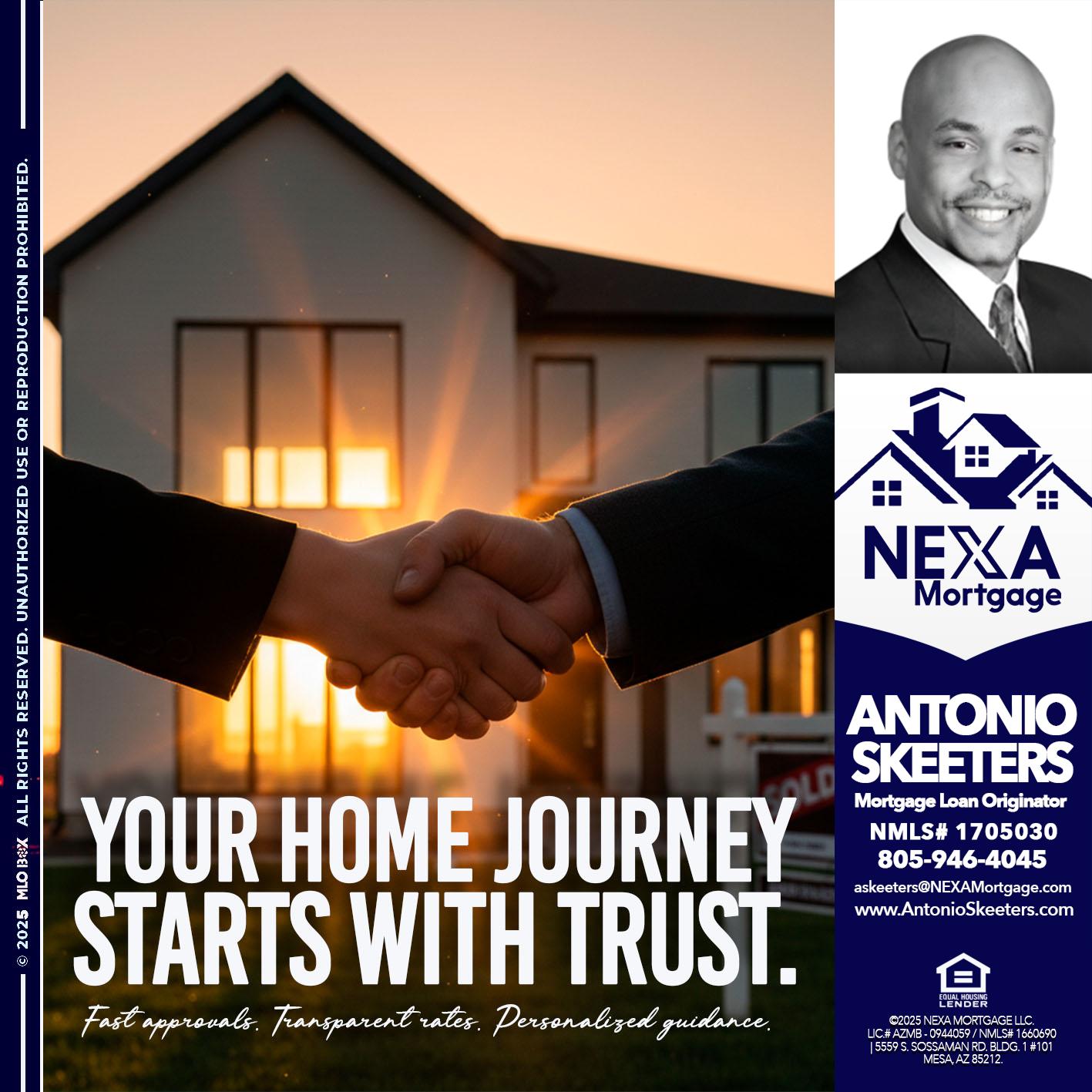 your home - Antonio Skeeters -Loan Officer
